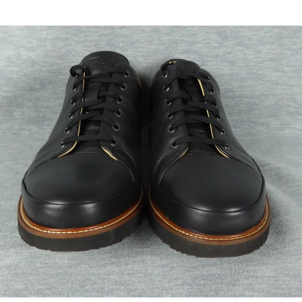 Samuel Hubbard Dress Fast Shoes Mens 11 XW Black Leather Oxfords Comfort Casual